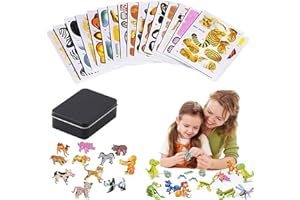 DIY 3D Creative Insect Paper Jigsaw Puzzle, 25/100PCS 3D Animal Puzzles Educational Paper Puzzle Game, Tear-Proof & Drop-Proo