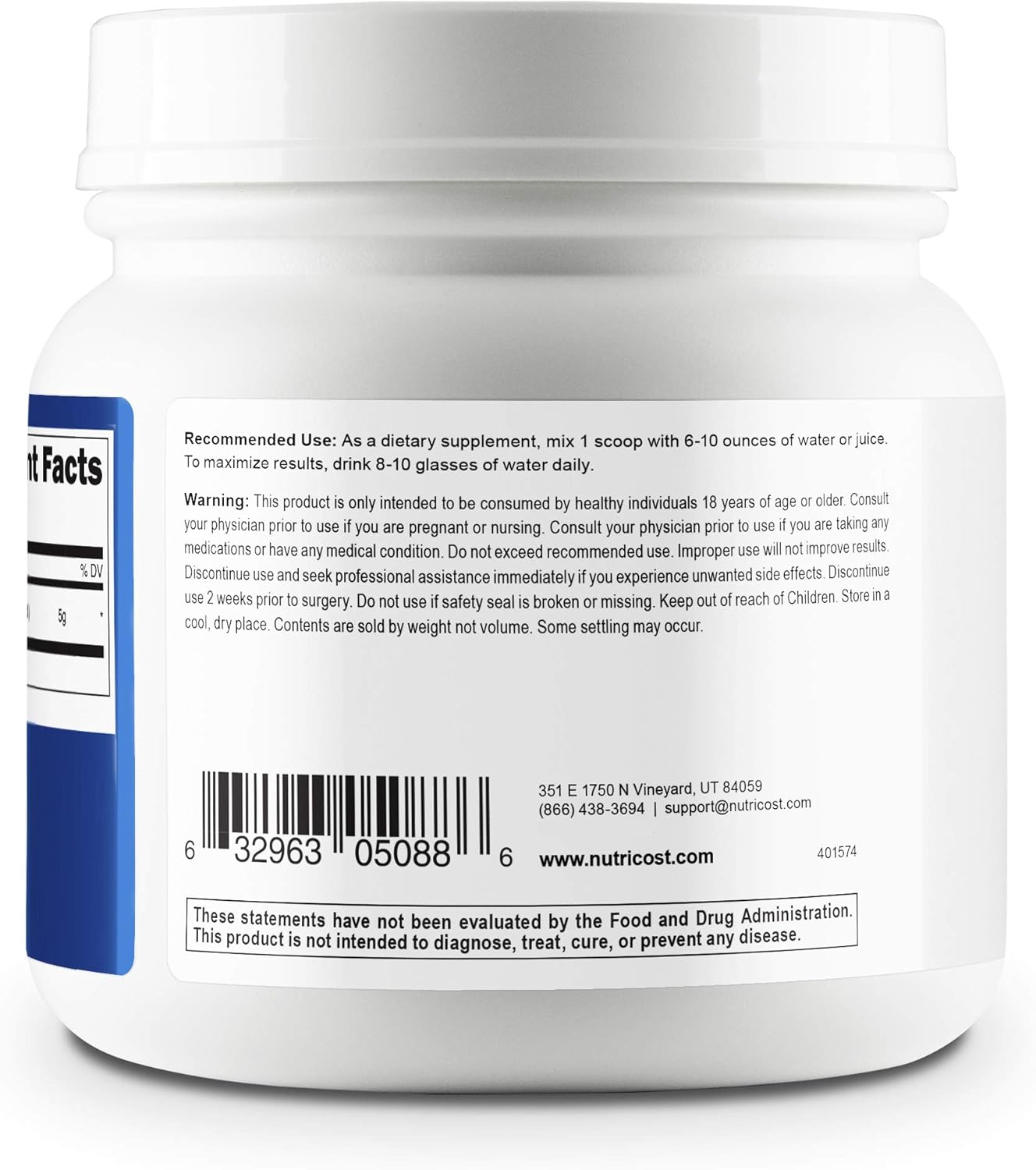 Nutricost Creatine Monohydrate Micronized Powder 500G, 5000mg Per Serv - Pure Micronized Creatine Monohydrate: Health & Personal Care