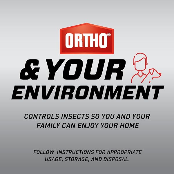 ORTHO HOME DEFENSE MAX INDOOR INSECT BARRIER WITH EXTENDED REACH COMFORT WAND, KILLS ANTS, ROACHES, SPIDERS, FLEAS AND TICKS, 1 GAL.