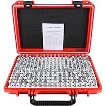 50-Piece M0 Plug Pin Gage Set - .011 To .060 Inch, Minus (-) Tolerance .0002, All Industrial Brand