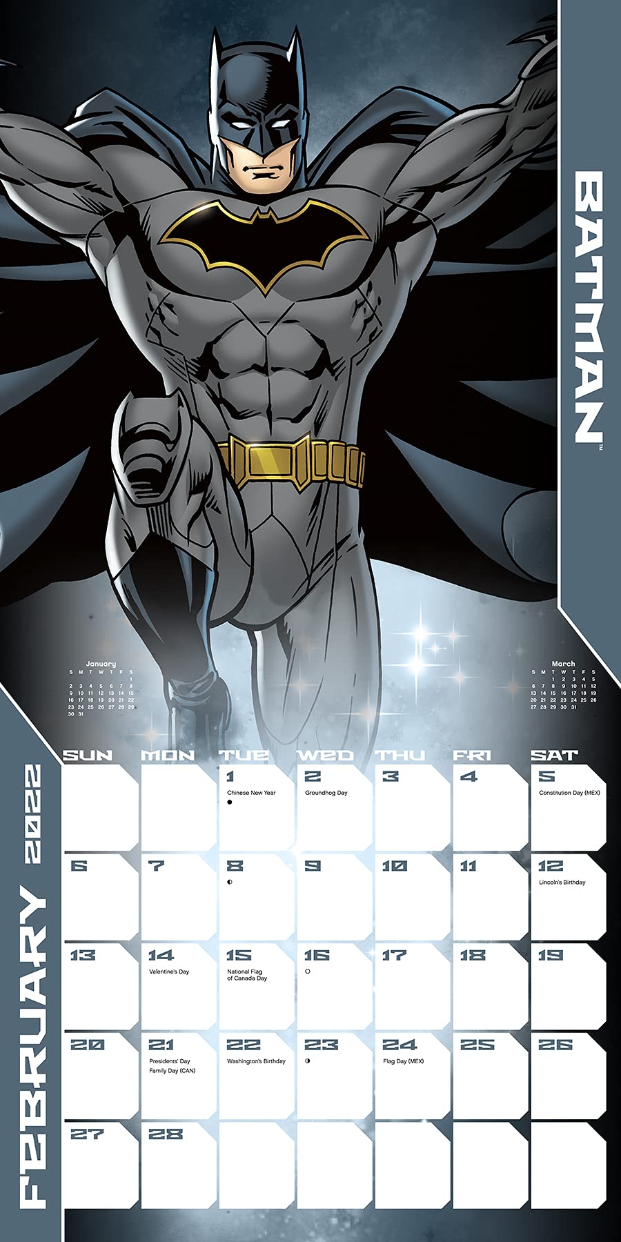 2022 Dc Comics The Justice League (Classic) Wall Calendar With Reminder Stickers: Trends International: 9781438883953: Amazon.com: Books