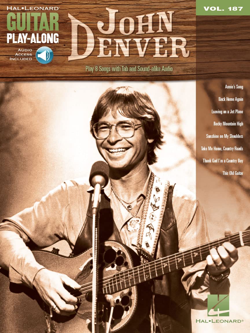Guitar Play-Along Volume 187: John Denver (Book/Online Audio) (Hal Leonard Guitar Play-Along) (Includes Online Access Code)