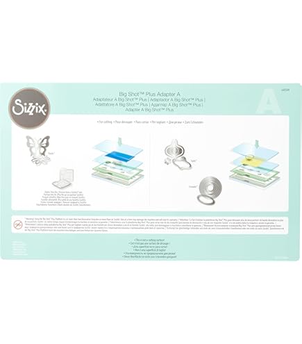 Amazon.com: Sizzix Big Shot Plus Standard Adapter Pad B , One Size