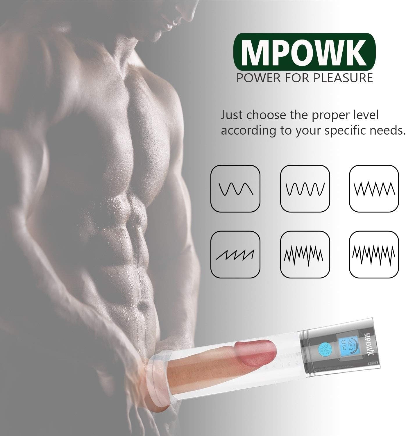MCATCA Realistic Automatic Enlargement Pump for Man PennisPump Male Pines Pump for Bigger Pennis Enlarger Vacuum Wand Massage Boyfriend’s Gift Secret Delivery