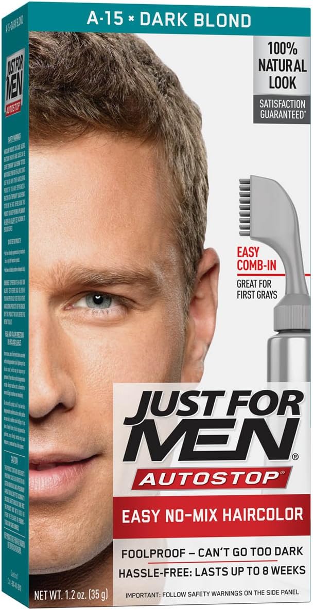 Just For Men Autostop Men S Comb In Hair Color Dark Blond Amazon