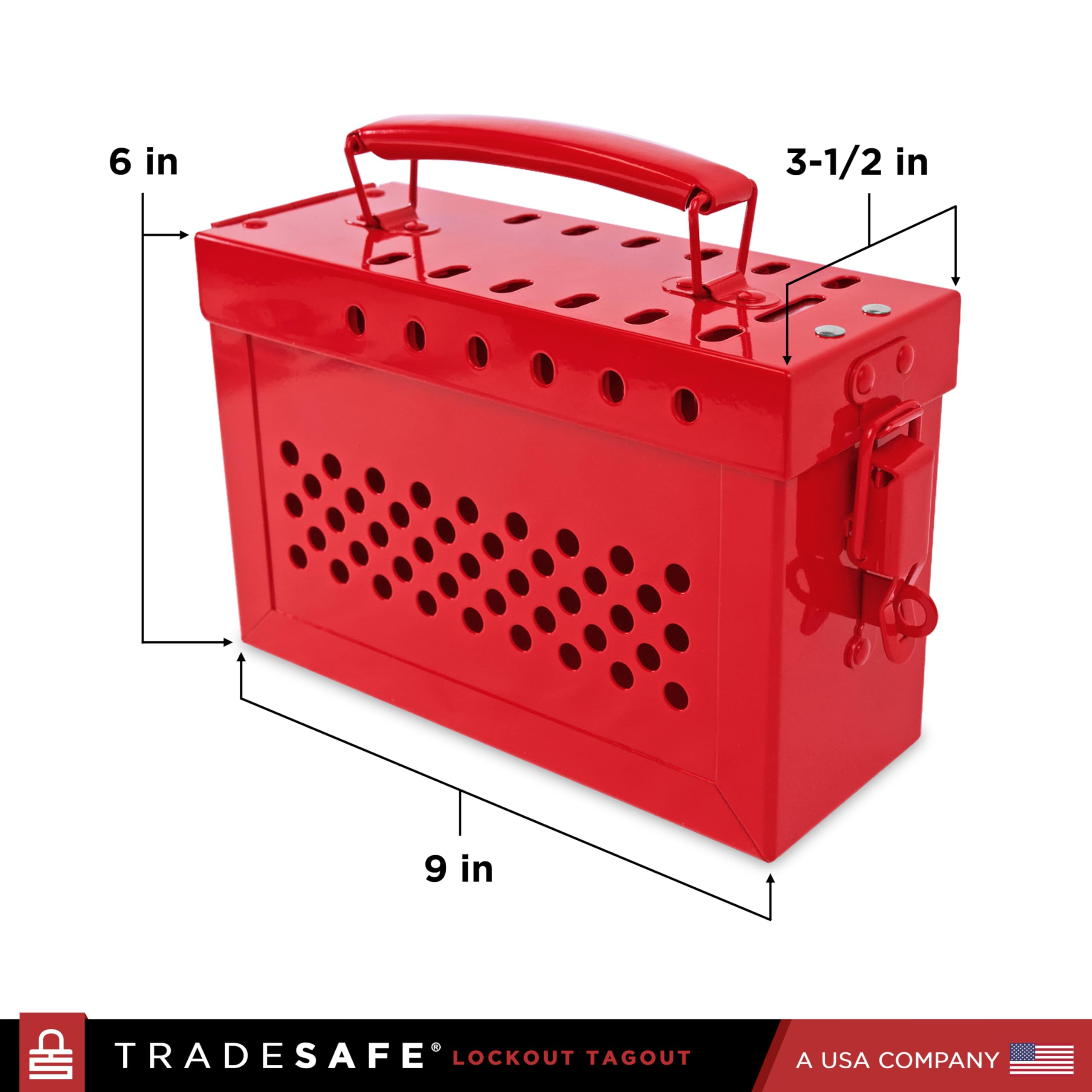 Mua TRADESAFE Lockout Tagout Group Lock Box - Premium LOTO Group Box ...