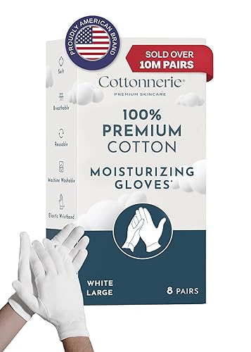 Dry Hands Cotton Hand Gloves For Eczema Cottonnerie Cotton Gloves