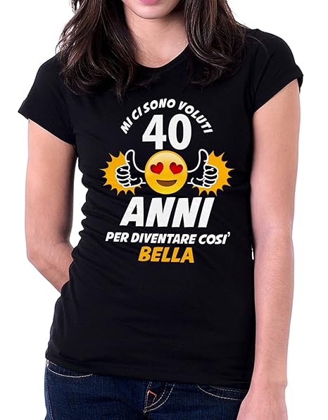 magliette spiritose per 40 anni