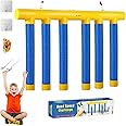 HYOIIO Upgrade Reflex Challenge Game, Hand Eye Coordination Training Reaction Training Toy, Catch All Drop Sticks Game, Adjustable Speed