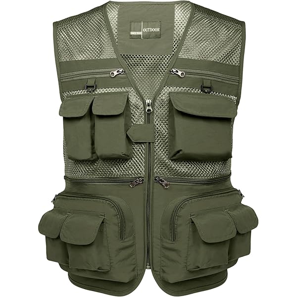 Frogg Toggs Men's Hellbender Fishing Vest - Waterproof Pack Vest With 16 Pockets