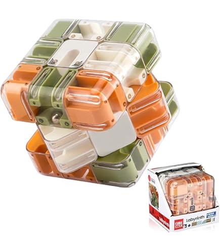 Grand Labyrinthe 3D Roller Ball Maze Cube, Jouet De Teaser Cérébral