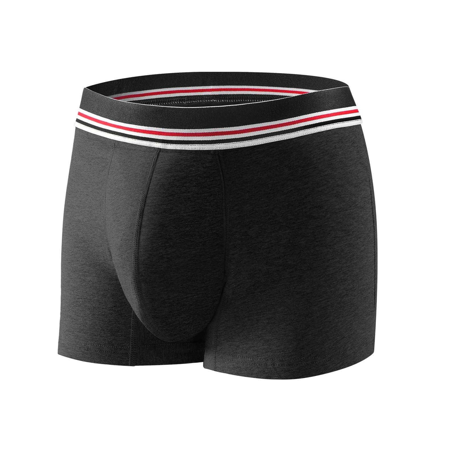 HANSILK Incontinence Pants for Men, Reusable & Washable Cotton Boxer Briefs 80ml Absorbent Pad Leakproof & Comfortable for Mild Incontinence, Post-Surgery, Travel & Night Use