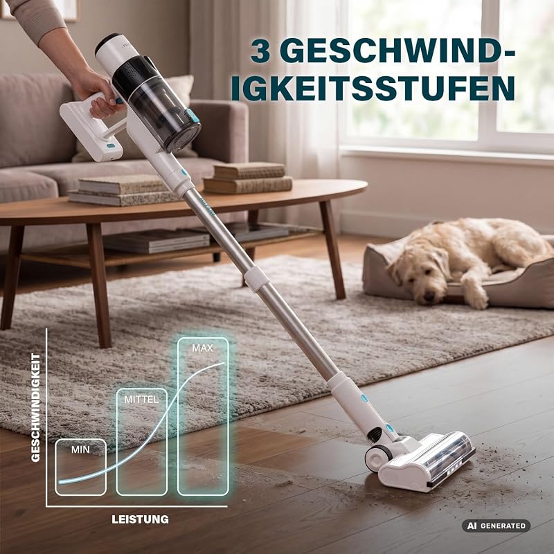 Akku staubsauger, 150 AirWatt, Bis zu 50 Minuten Laufzeit, 339520