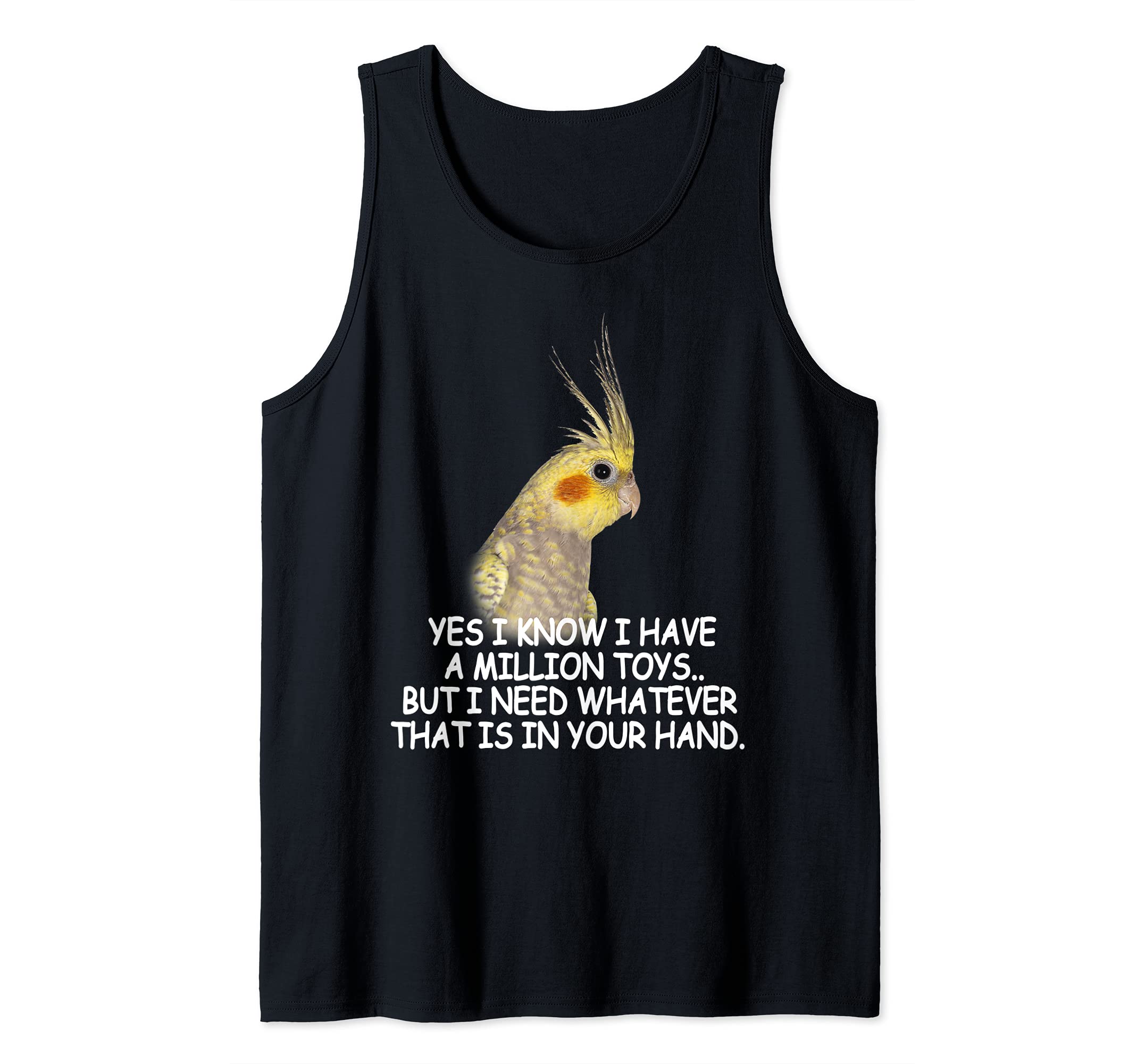 COCKATIEL Birds Funny Cockatiels Design Million Toys Tank Top