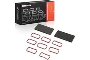 A-Premium Lower Engine Intake Manifold Gasket Set Compatible with Chevrolet Camaro 2010-2015, Corvette 2008-2013, Caprice 201