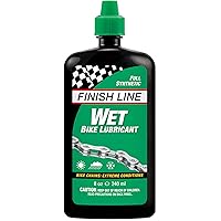 Finish Line Wet Bike Lubricant Squeeze Bottle, 8 oz.