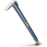 ESTWING Gad Pry Bar, 18" Geologist Prying Tool, GP-18 | Made in USA, Top Choice Of Geologists Worldwide, Chiseled End &amp; Pointed Tip, Forged In One Piece, Shock Reduction Grip