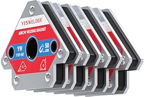 YESWELDER 50 LB Welding Magnet-4 Pieces of Magnetic Welding Holder 50 LBS Holding Power Welding Accessories