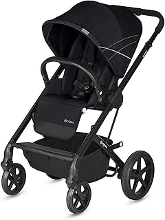 CYBEX Gold Kinderwagen Balios S, Ab Geburt bis 17 kg (ca. 4 Jahre), Lavastone Black