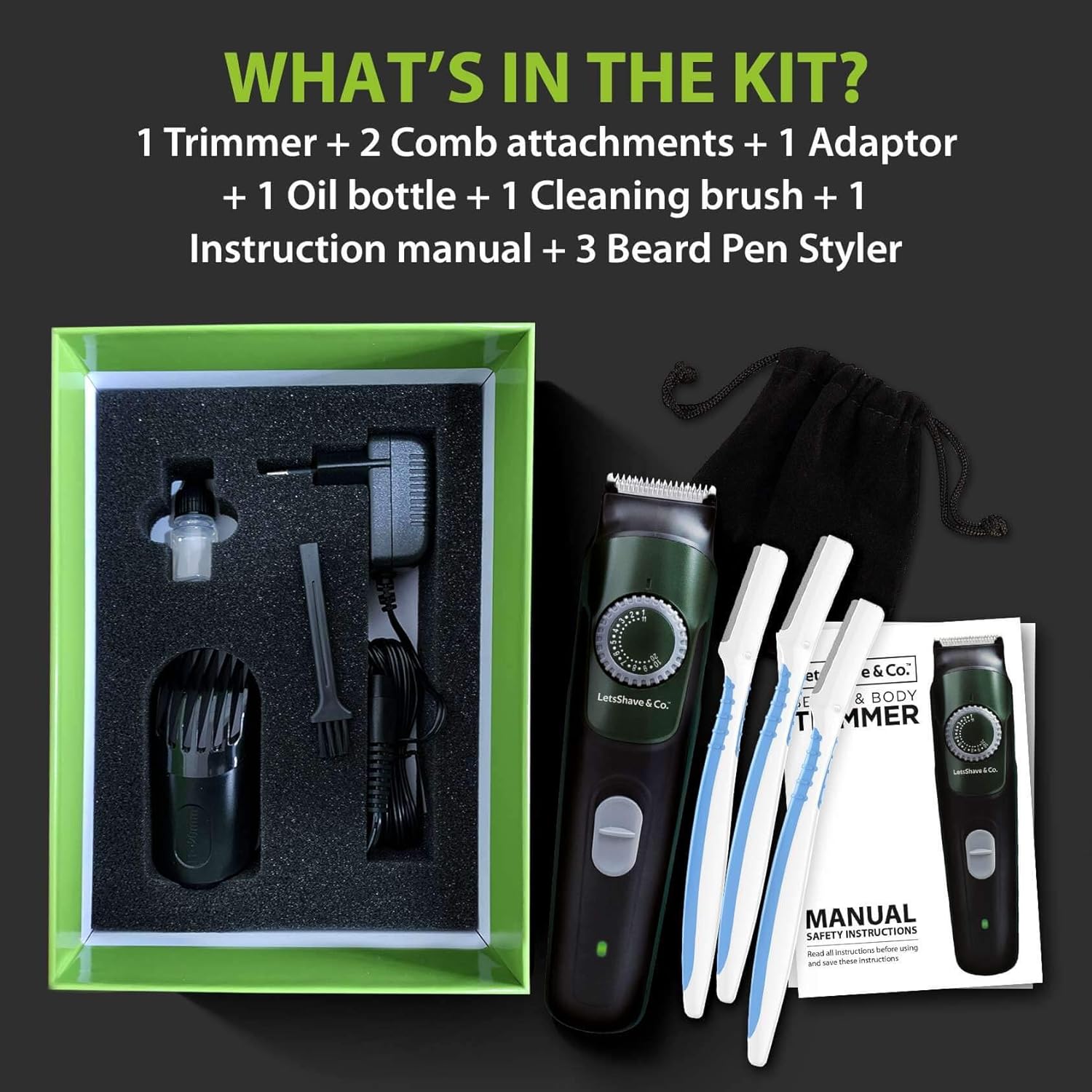 letsshave 3 in 1 trimmer