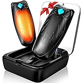 Magnetic Hand Warmers Rechargeable 2 Packs, 14000mAh Electric Hand Warmer with Charging Case, Up to 60H Heating, 3 Heat Settings, Ultra Slim Portable Pocket Heater for Outdoor, Valentine's Day Gifts