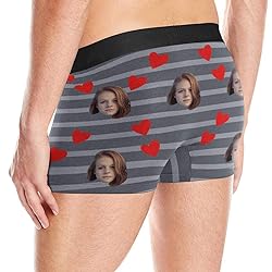 Custom Boxer Briefs, Personalized Funny Face