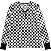 Little Sleepies Womens Pajama Top, Viscose from Bamboo, Henley Button Up Nursing PJs, Family Matching Pajamas for Women Set