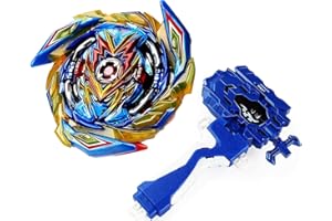 mlywd Gyro Battling Tops Burst SuperKing, Gyro Launcher and Grip Battle Game Set Right Spin DB Layer System Gyro Toys Set Gifts for Kids Children Boys, B-163