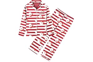 Umeyda Boys Pajamas Sets Long Sleeve Sleepwear 2 Piece Pjs Set