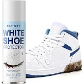 featrity White Shoe Protector Spray waterproof and stain 6.76 oz | Waterproof and Stain Repellent Protection for White Shoes, Sneaker, Leather, Canvas, Invisible Shield for Everyday Wear