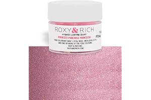 ROXY & RICH COLORANTS Roxy & Rich Hybrid Luster Dust Powder Food Color (Princess Pink, 2.5 Grams)