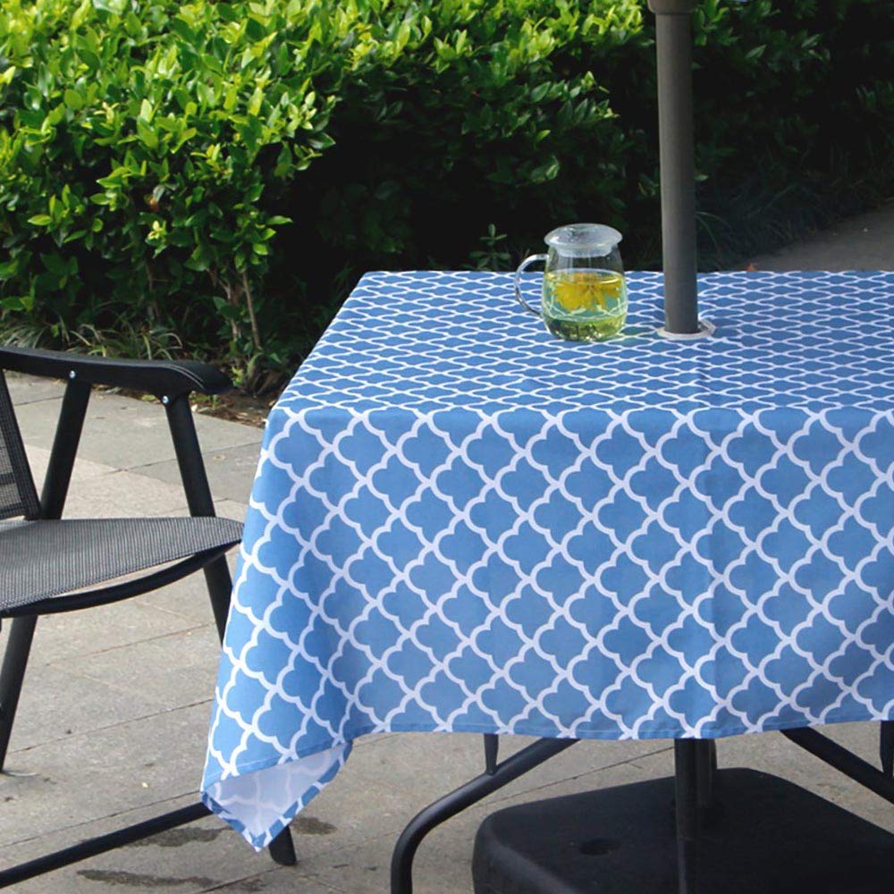 Best table cloth with hole for umbrella square Your House