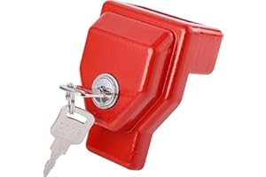 NAKANEKO Glad Hand Lock Heavy Duty Aluminum Without Keyed Alike 1 Pack Air Brake Glad Hand Lock for Tractor Trailer