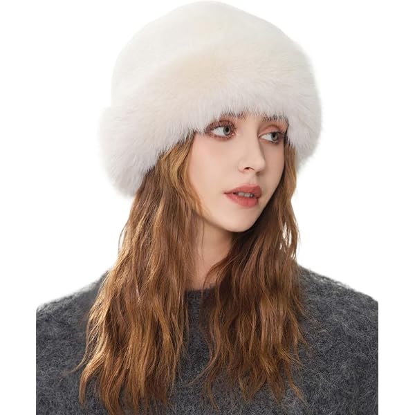 BSYLOO Thickened Faux Fur Warm Hat, Luxurious Women display picture 1