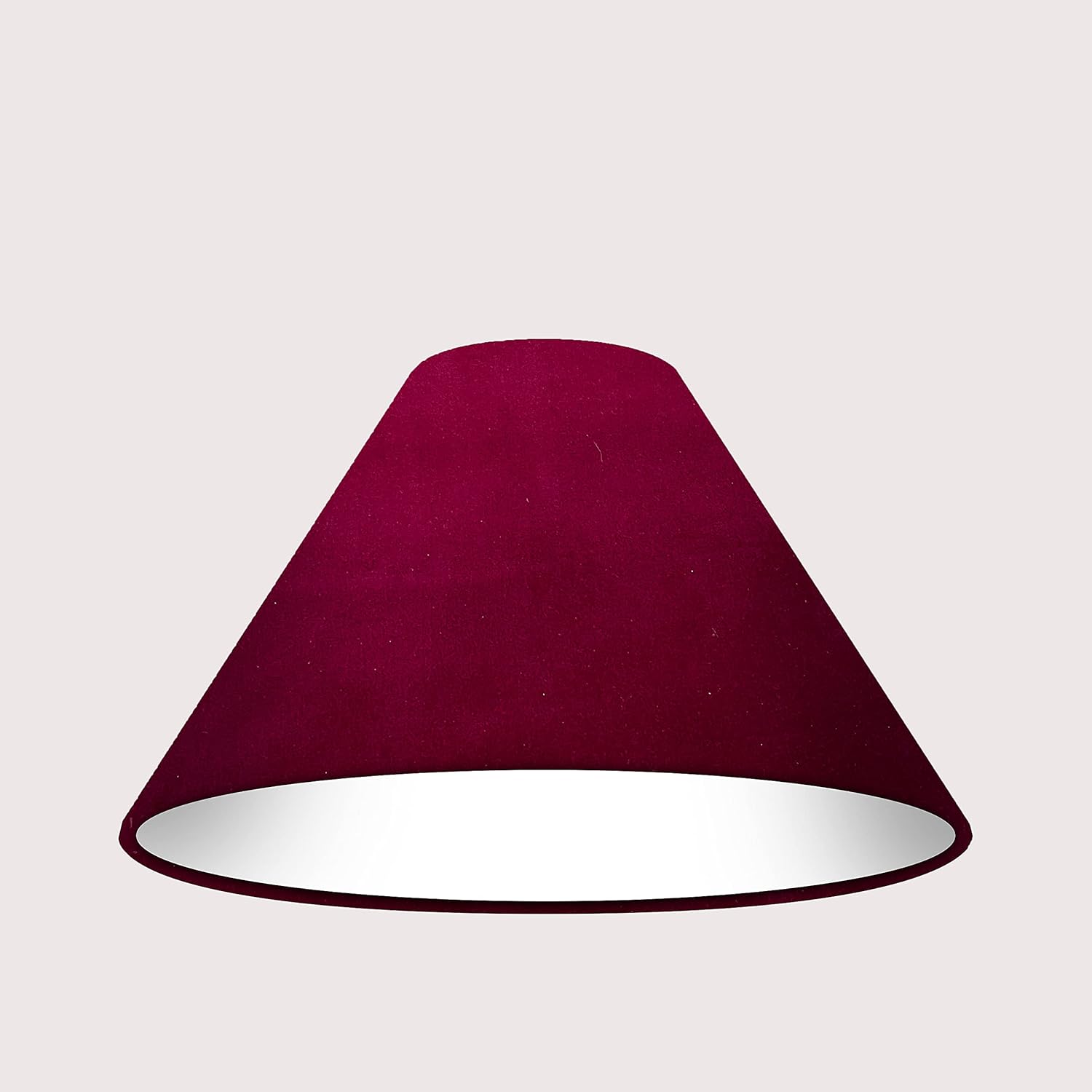 Burgundy Wine Velvet Coolie Tapered Lampshade Light Shade Amazon.co.uk