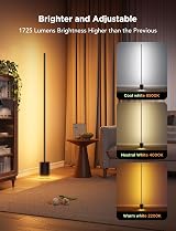 Govee LED Floor Lamp RGBIC Dimmable 152cm with Matter Alexa App Remote view 4