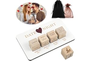 Date Night Dice Couples Gift Ideas, Couples Games for Two Adult Decision Dice Gifts for Girlfriend or Boyfriend, Romantic Dat