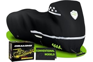 Cholila Cover Motorcycle Cover for Touring Models - 600D Harley Davidson Nightster, Sportster, Fat Boy - Motorcycle Cover Waterproof Outdoor Storage