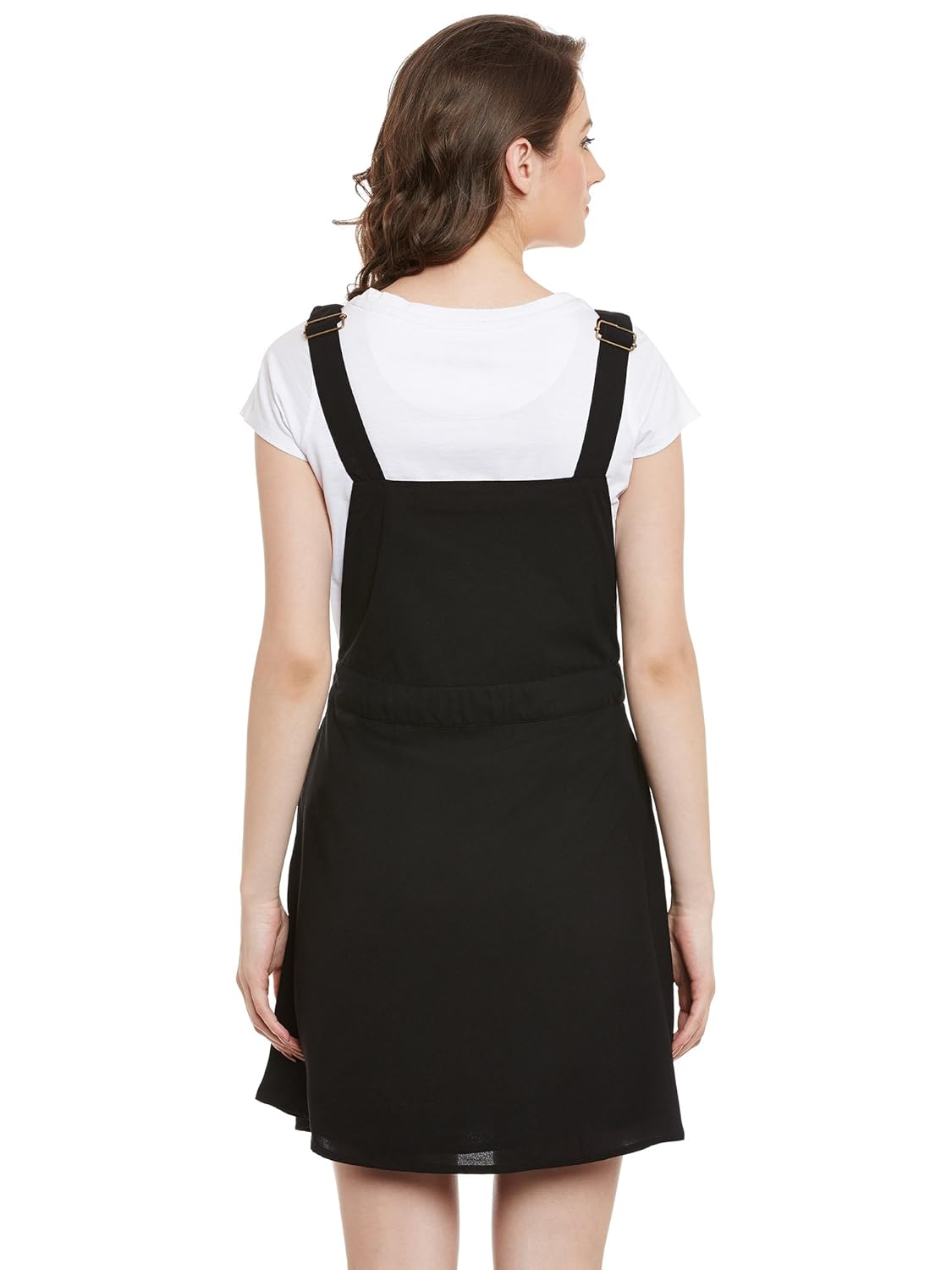 bohobi women's black dungaree