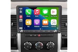 QLED 10.1" Car Stereo for Dodge Ram 1500 2500 3500 (2009-2012) Wireless Apple CarPlay Android Auto 5G WiFi, Bluetooth, GPS, T