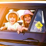 Cobee Baby on Board Car Signs 2 Pcs 5x5 with Double Suction Cups Style-A view 5