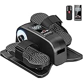 2025 New Under Desk Elliptical Machine,Portable Seated Pedal Exercise Machine for Seniors, 12 Adjustable Speed Elipse Leg Exerciser with Remote Control,Quiet Foot Exercise Machine for Home Office