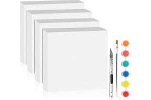 LuckyFoam White 4 Pack 12x12x2 inch Foam Sheets 2 Inch Thick Polystyrene Rectangles XPS Foam Board Craft for Insulating DIY Modeling Art Supplies