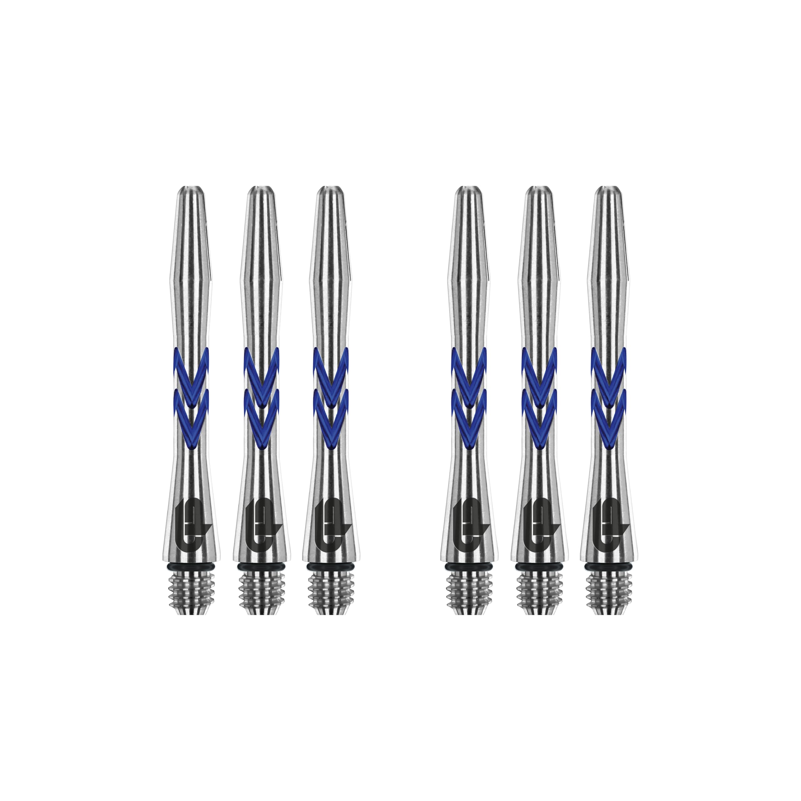 RED DRAGON Gerwyn Price Iceman V-Groove Aluminium Short Blue Stems