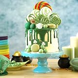Astaron 32 Pcs Ball Cake Toppers Green Gold Foam Ball Decorations 2cm-4cm view 6