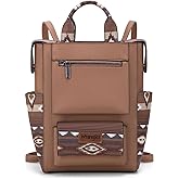 Montana West Wrangler Aztec Backpack Purse for Women Ladies Convertible Stylish Anti Theft Purse with Adjustable Strap