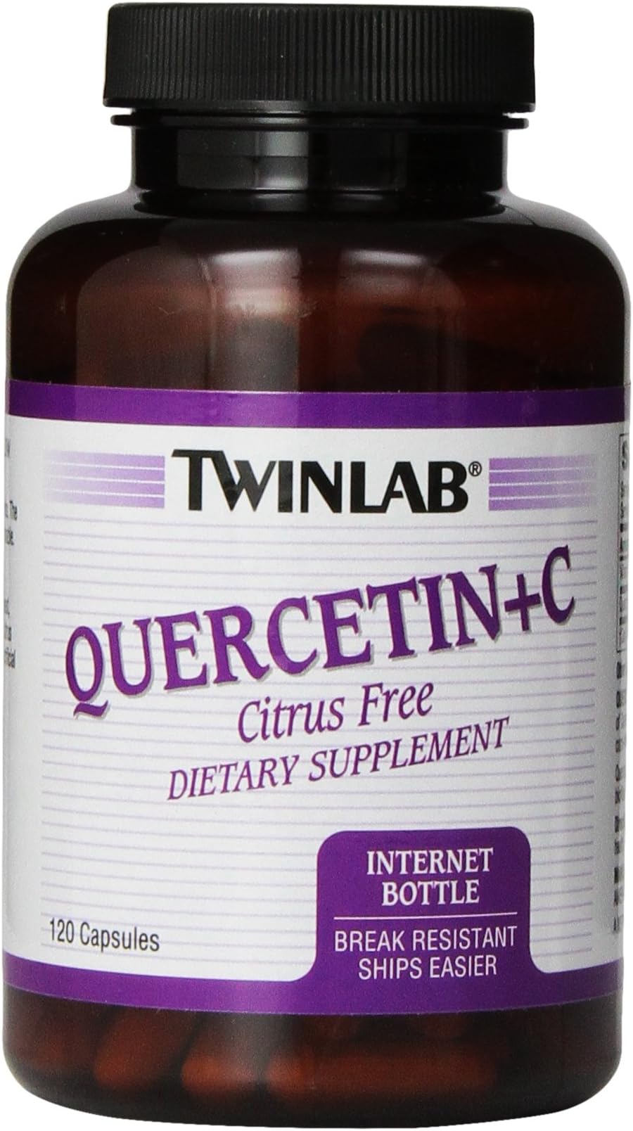 Twinlab Quercetin Plus C Capsules, 120 Count