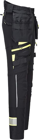 Portwest DX440 Lightweight Detachable Holster Work Trousers Mens Black 32 view 7