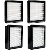 4 Pcs 107315 HEPA Filter Replacement Compatible with ProTeam Coach Pro 10 SC Pro 6 GoFree Flex Pro and ProVac FS 6, Washable 