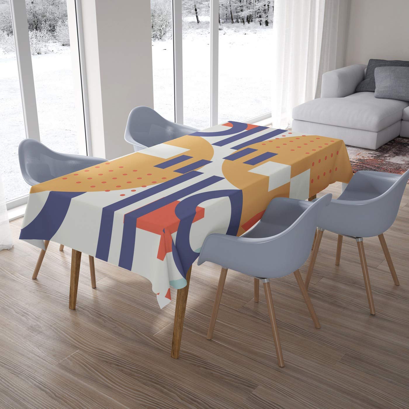 Bonamaison Kitchen Decoration, Tablecloth, 140cm x 200cm - Designed and Manufactured in Turkey